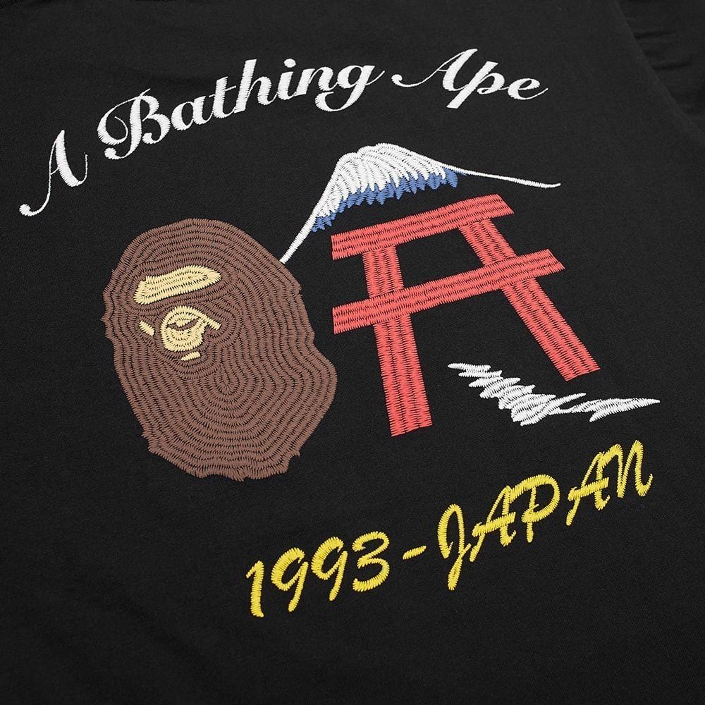 A Bathing Ape Embroidered Japan Culture Tee, Men's Fashion, Tops
