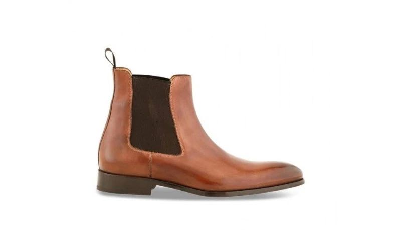 Ace Marks {Brown Antique} Chelsea Boots | US 10, Men's Fashion ...