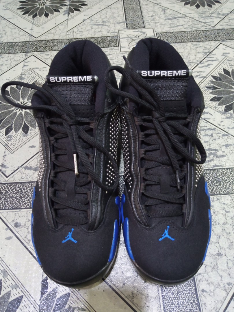 Jordan 14 clearance retro supreme black