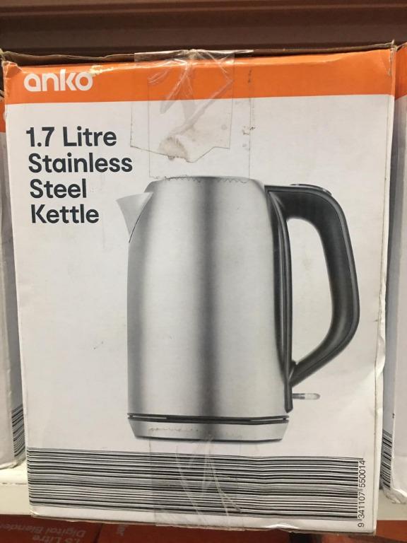 Anko Stainless Steel Kettle, TV & Home Appliances, Kitchen Appliances