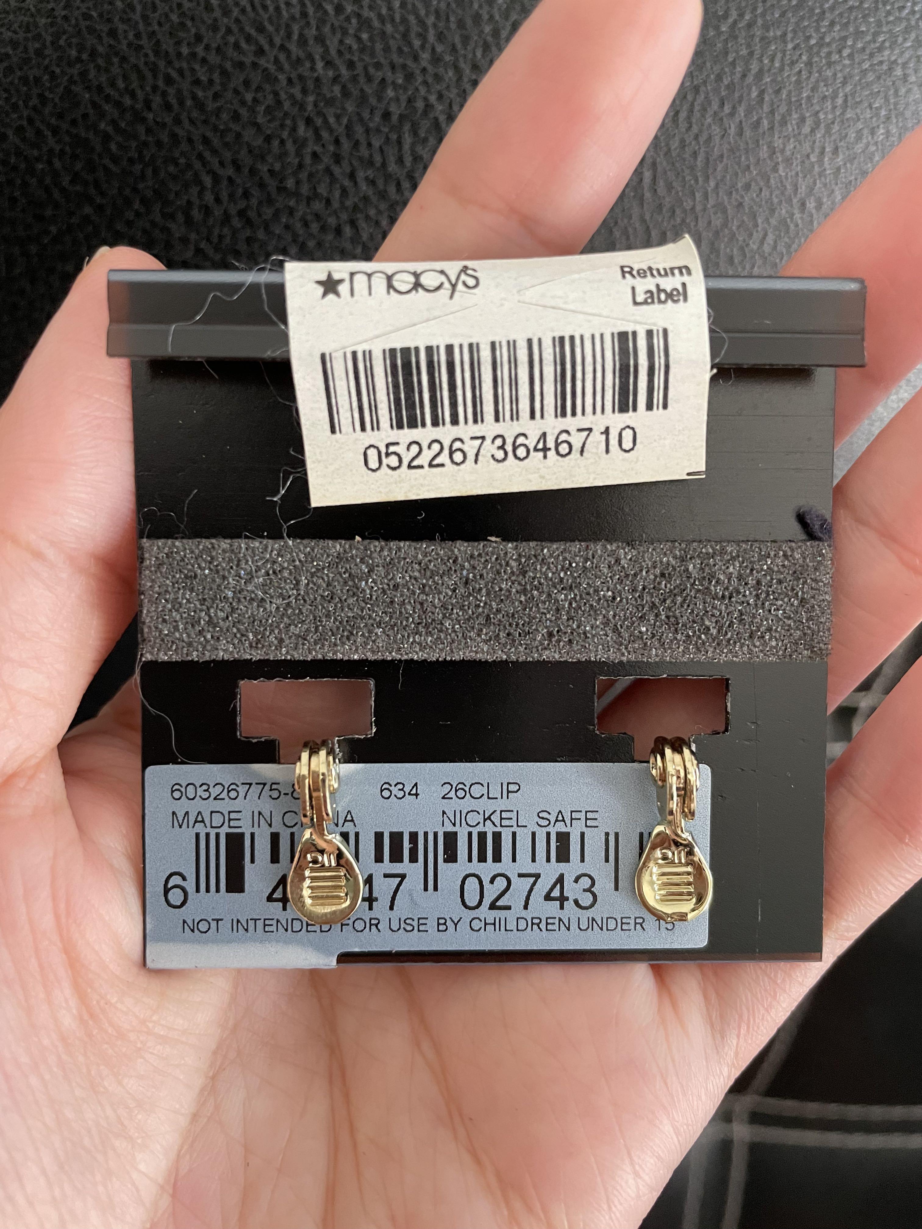 Anting Anne Klein Original, Fesyen Wanita, Perhiasan di Carousell