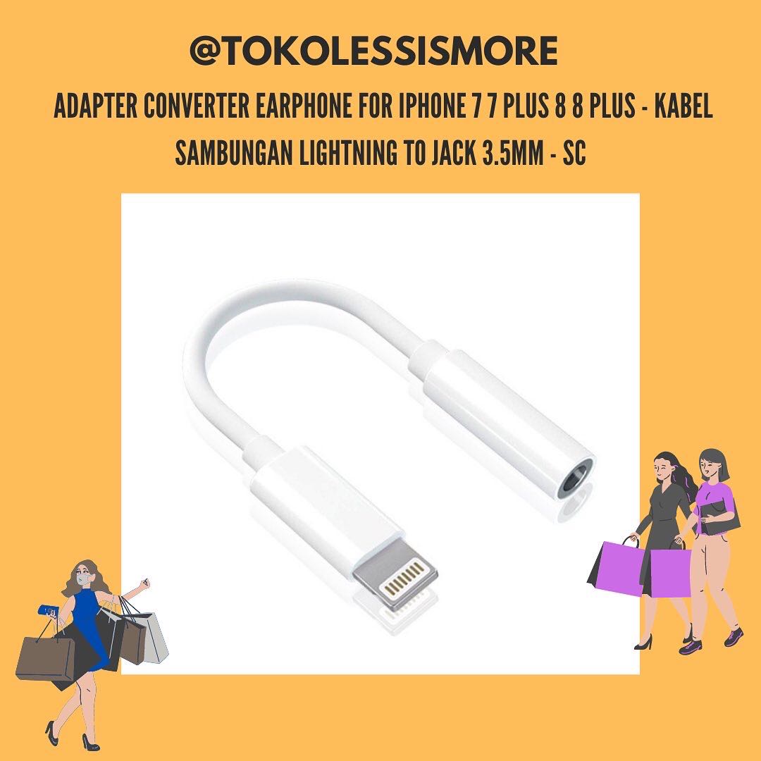 Kabel sambungan headset iphone 7 outlet