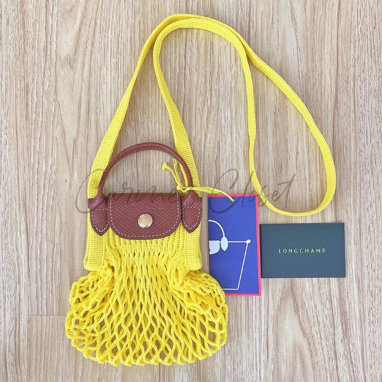 Pliage mini bag Longchamp Yellow in Polyester - 34320075