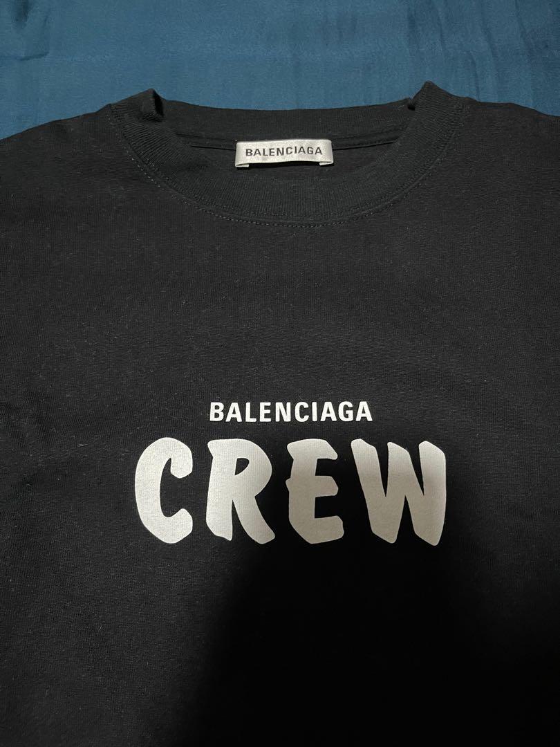 BALENCIAGA LOGO PRINTED CREW NECK TSHIRT  TICO SNEAKER