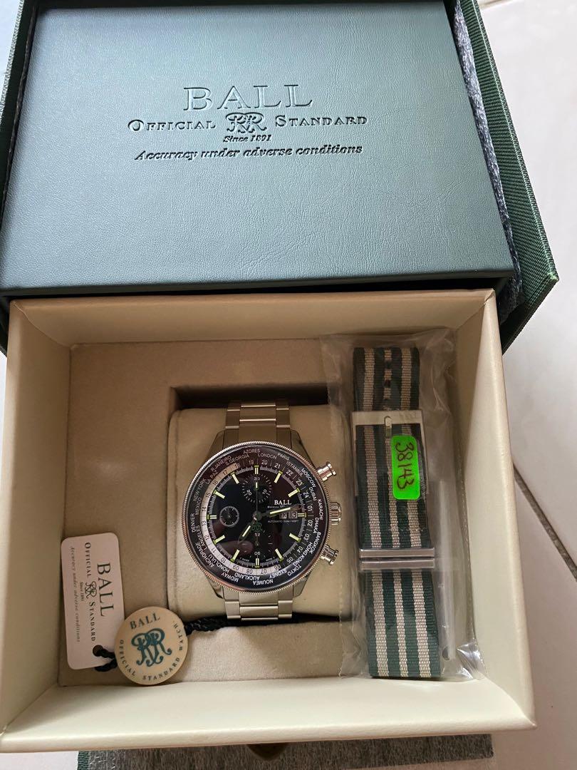 Ball navigator best sale world time chronograph