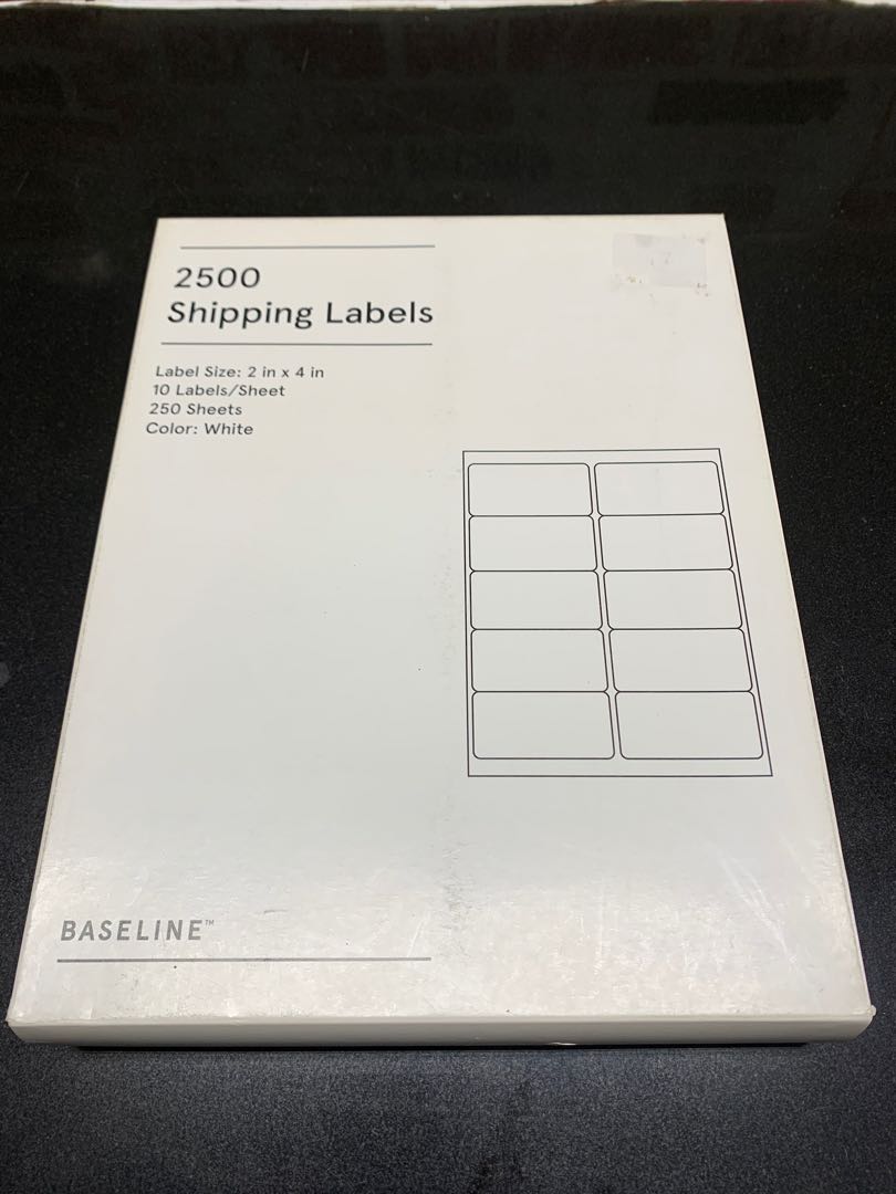Blank Shipping Sticker Labels 1box Staples Brand USA, Hobbies & Toys, Memorabilia & Collectibles
