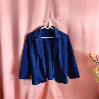 Blazer Biru Tua