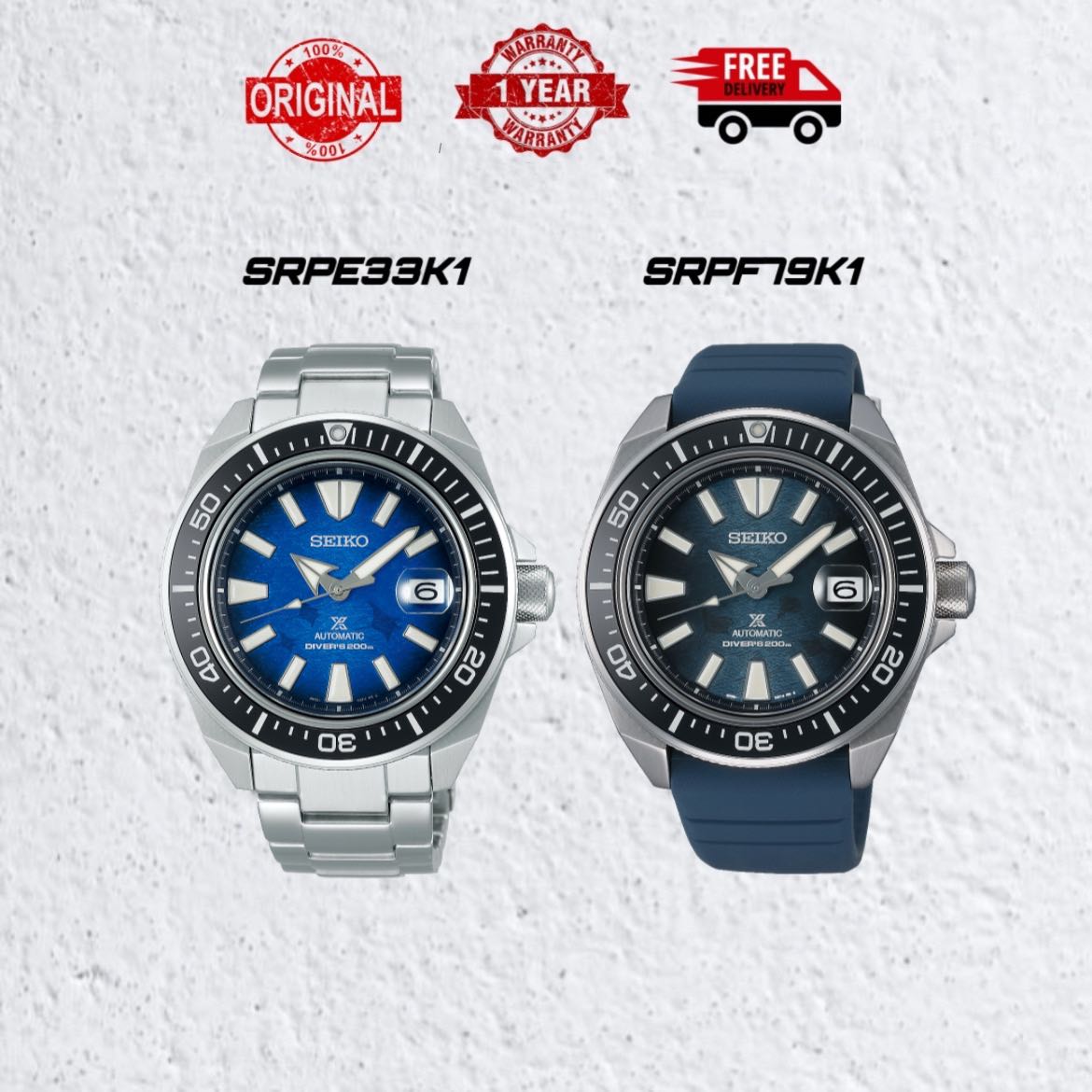 BNIB Seiko Prospex Automatic King Samurai [ SRPE33K1 SRPE33 ][ SRPF79K1  SRPF79 ] Save The Ocean Special Edition Manta Ray, Men's Fashion, Watches &  Accessories, Watches on Carousell