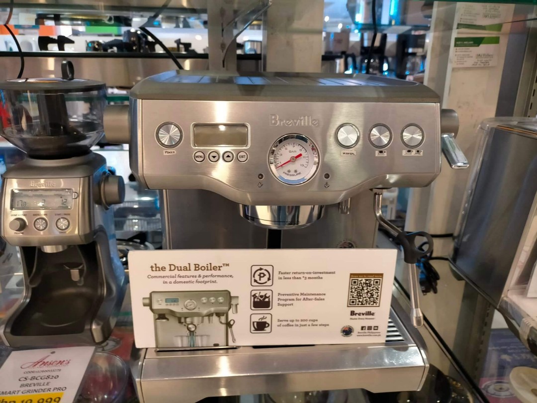 Breville Dual Boiler Espresso Machine, TV & Home Appliances, Kitchen