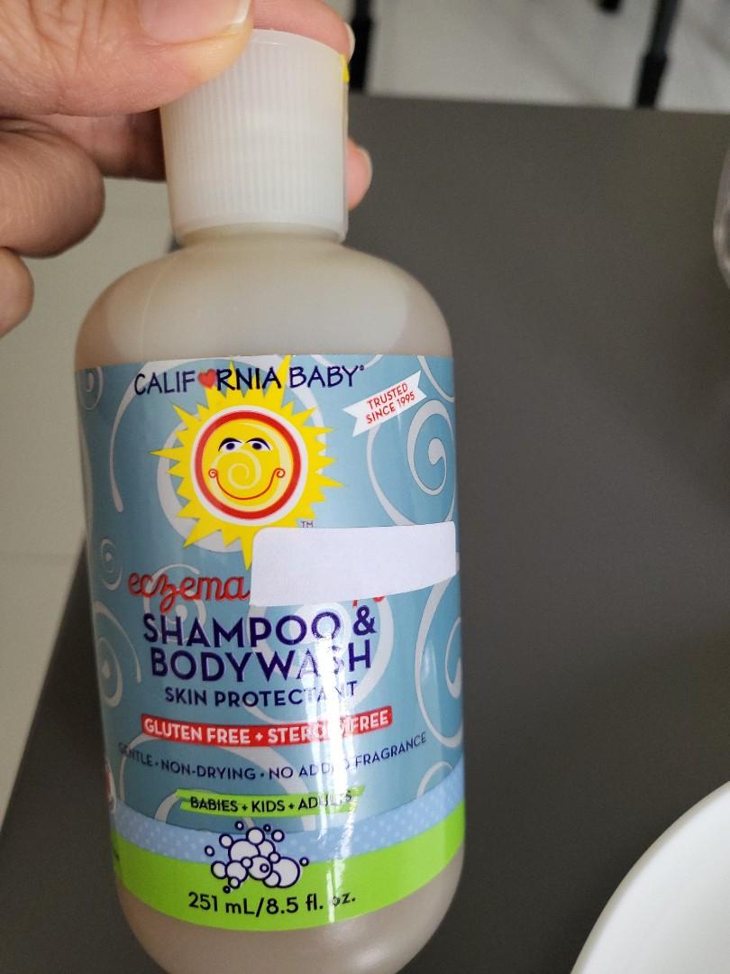 California baby eczema shampoo and body wash top