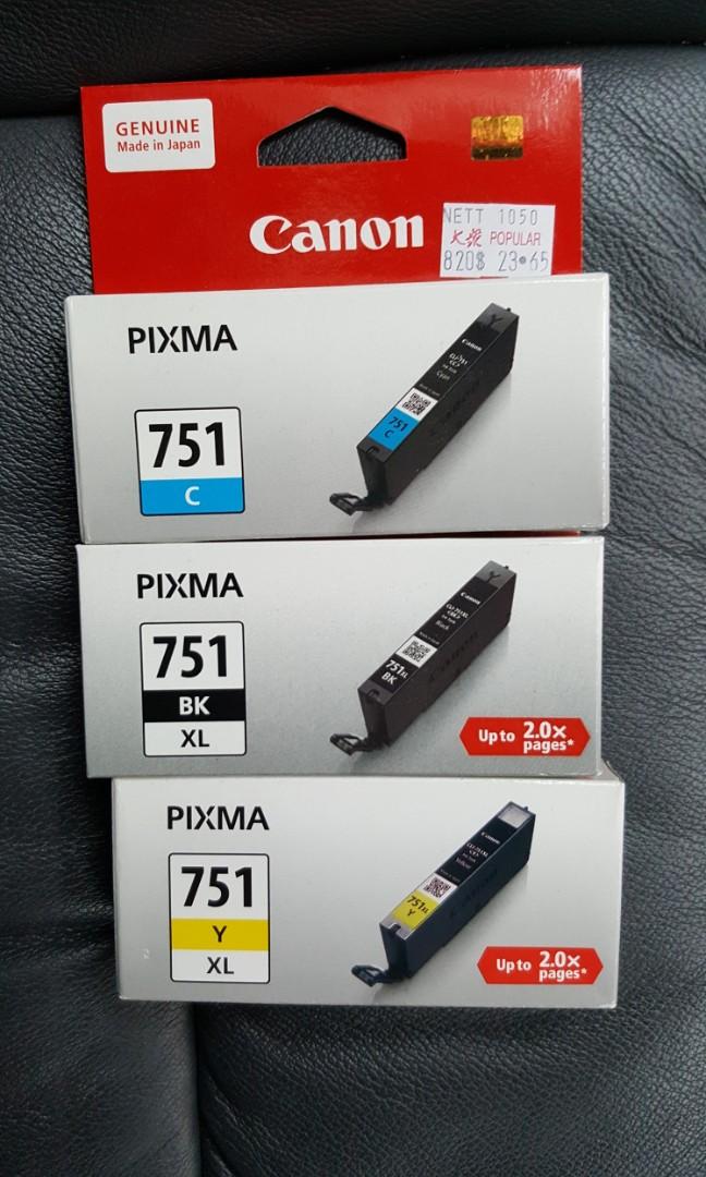 Canon Pixma 751 ink catridge, Computers & Tech, Printers, Scanners