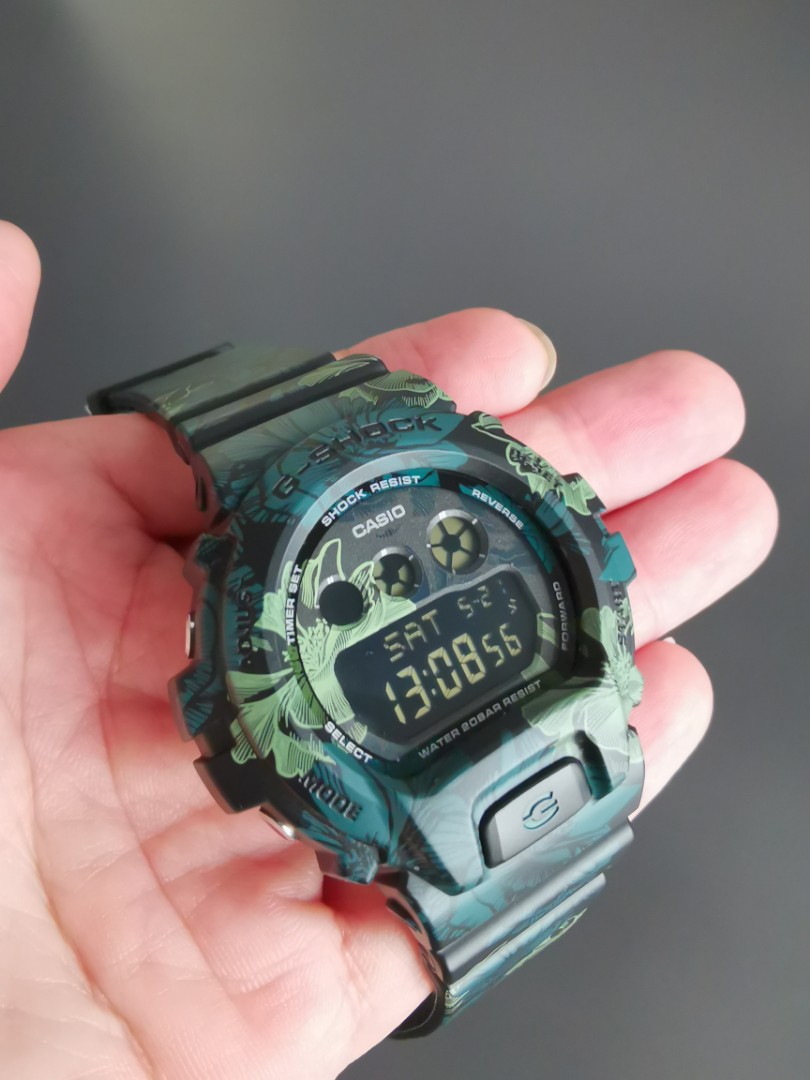 G shock floral green online