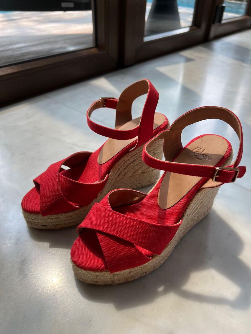 Castaner top red espadrilles