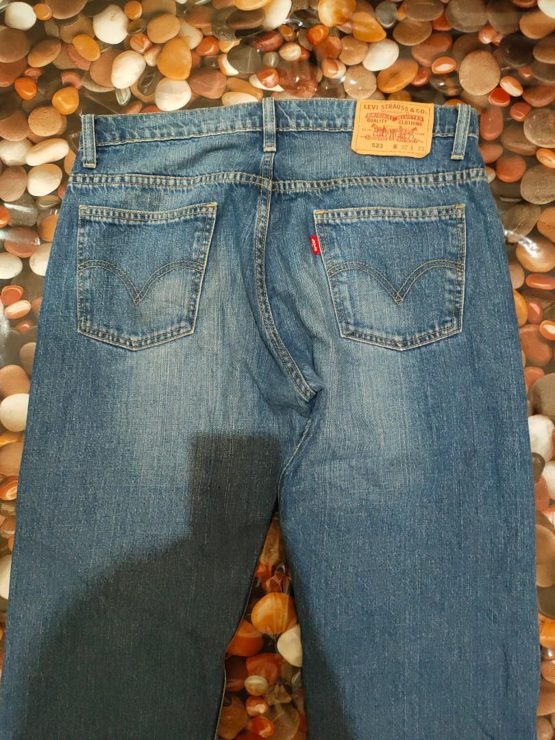 celana jeans LEVIS 523 original size 32, Fesyen Pria, Pakaian