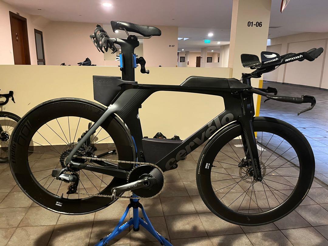 Cervelo P5 56 with accessories