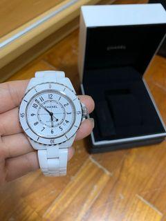 Chanel J12 Automatic Diamond White Dial Ladies Watch H7189