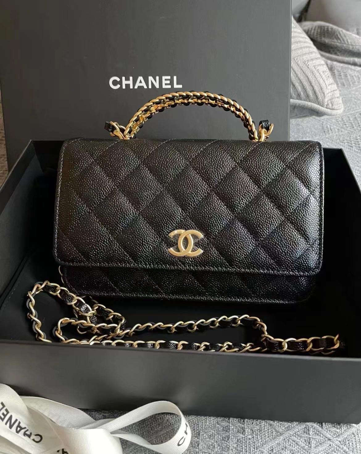 Chanel top handle woc, Women's Fashion, Bags & Wallets, Cross-body Bags ...