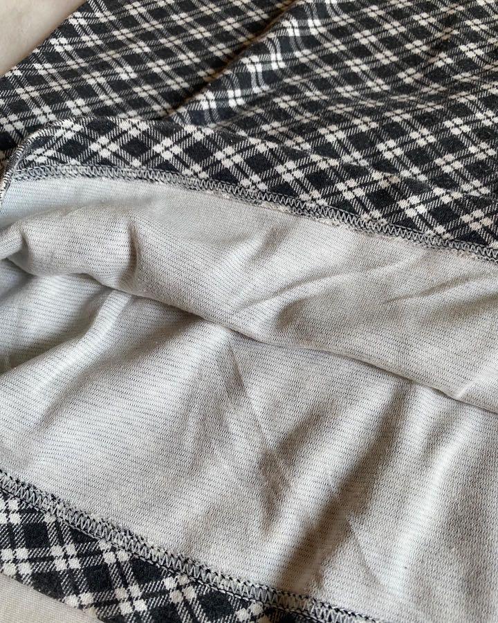 Checkered turtleneck top online