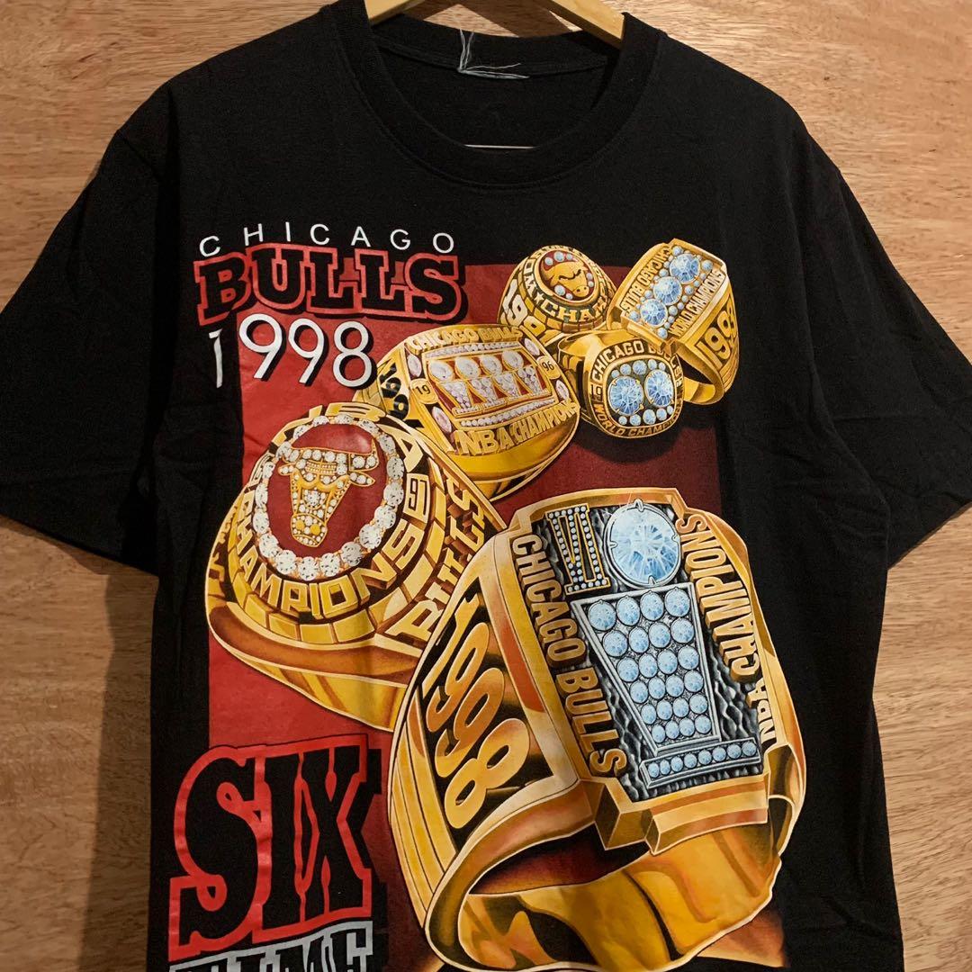 CHICAGO BULLS 6 TIMES NBA CHAMPIONS 1998 VINTAGE SHIRT - lukifo