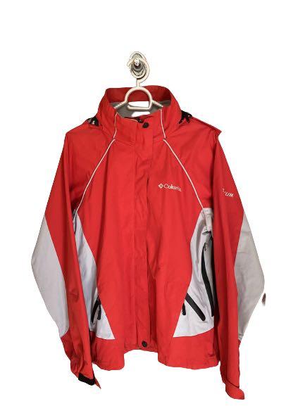 Columbia windbreaker best sale red