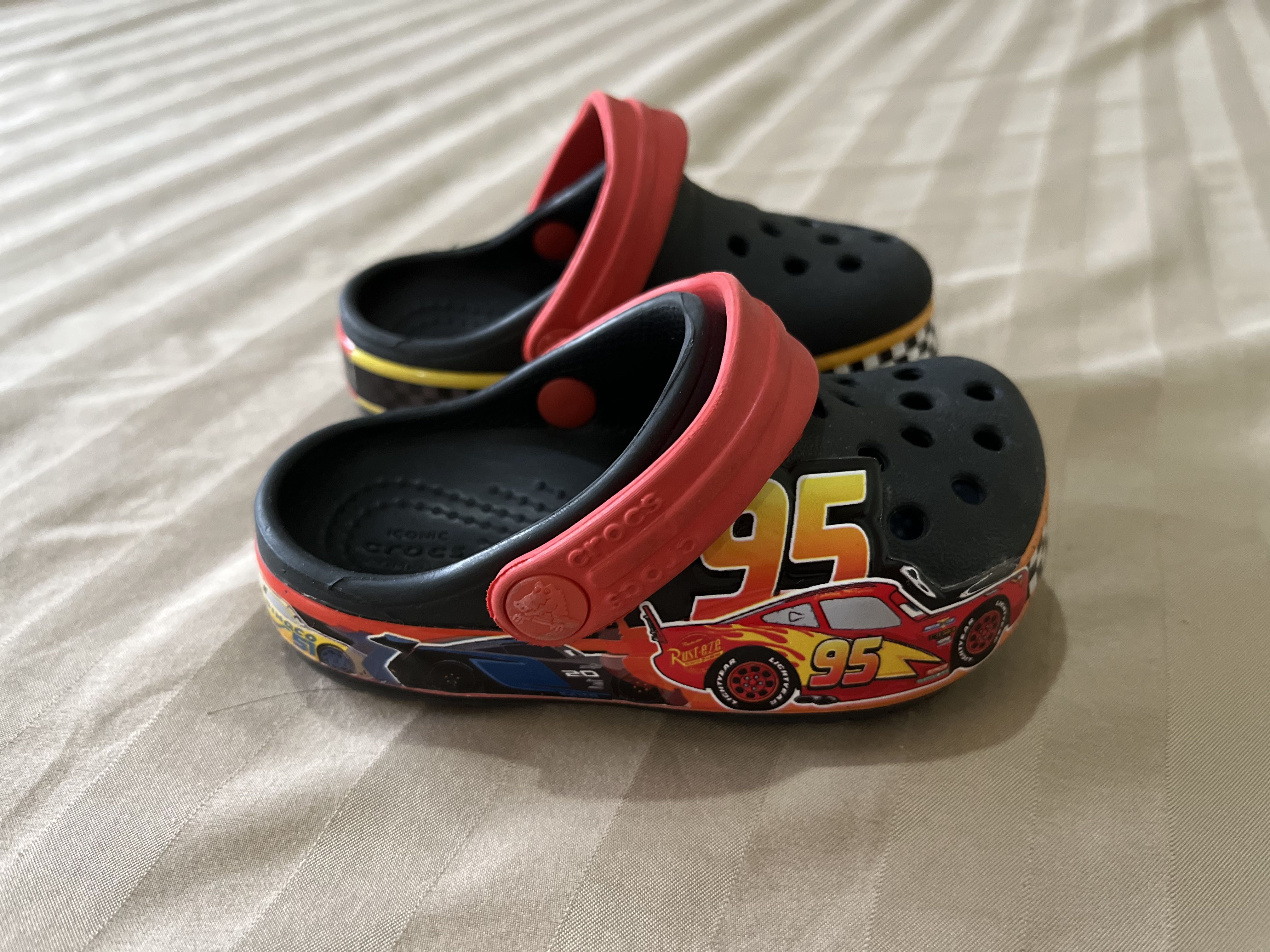 Crocs Kids Disney Cars in Black Babies Kids Babies Kids
