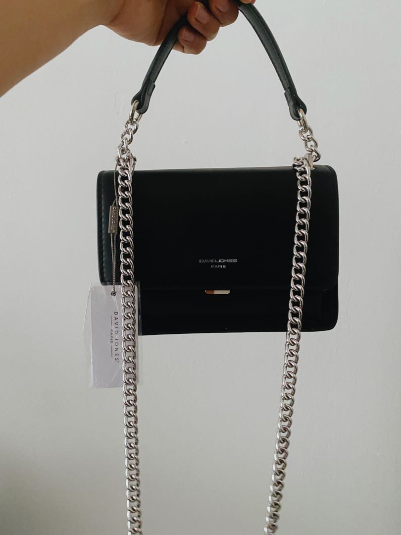 David Jones Paris Sling Bag / Leather Crossbody Bag, Women's
