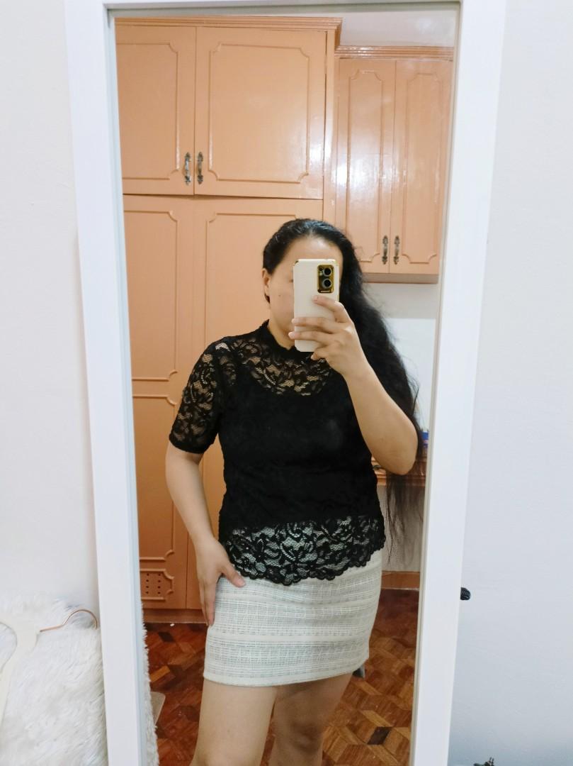 Divided See through Top (Category: Blouses) located in Quezon City. Submitted by JoyToEnjoy (Listing ID 1161966403, Image 1). Description: 𝐒𝐄𝐗𝐘 𝐎𝐔𝐓𝐅𝐈𝐓 ❣️ 🌷 Excellent Condition 🌷 Medium to Large 🌷 Semi Stretchy Fabric, see though 🌷 Sellers Height 5 flat , Size Medium,Bust 36 𝐌𝐘 𝐂𝐎𝐋𝐋𝐄𝐂𝐓𝐈𝐎𝐍𝐒 𝐀𝐑𝐄 𝐅𝐑𝐎𝐌 𝐃𝐔𝐁𝐀𝐈 𝐖𝐇𝐄𝐑𝐄 𝐌𝐘 𝐌𝐎𝐌 𝐖𝐎𝐑𝐊𝐒 ❣️.