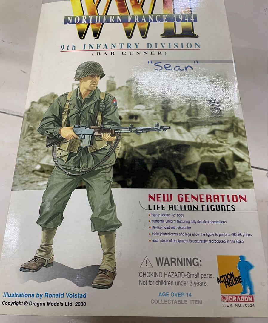 Dragon WWII 1/6 9th Infantry Division BAR Gunner "Sean" Northern France 1944 