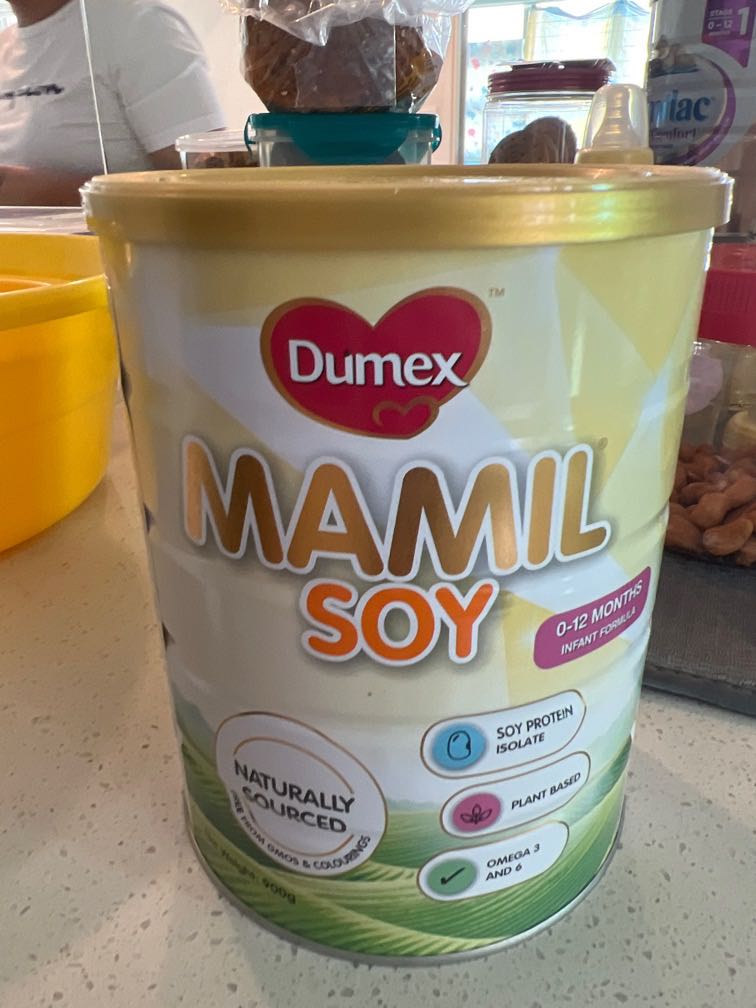 Dumex mamil soy milk 012 mths infant formula 900g, Babies & Kids