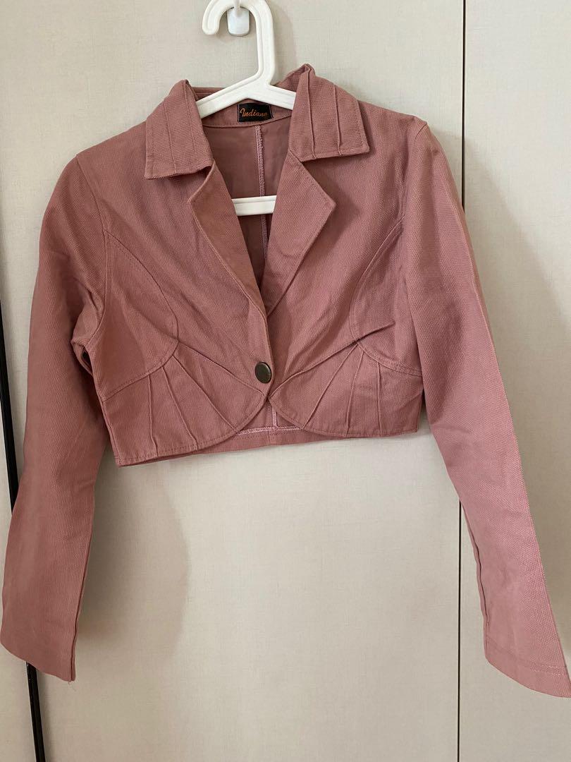 Dusty Pink Denim Jacket