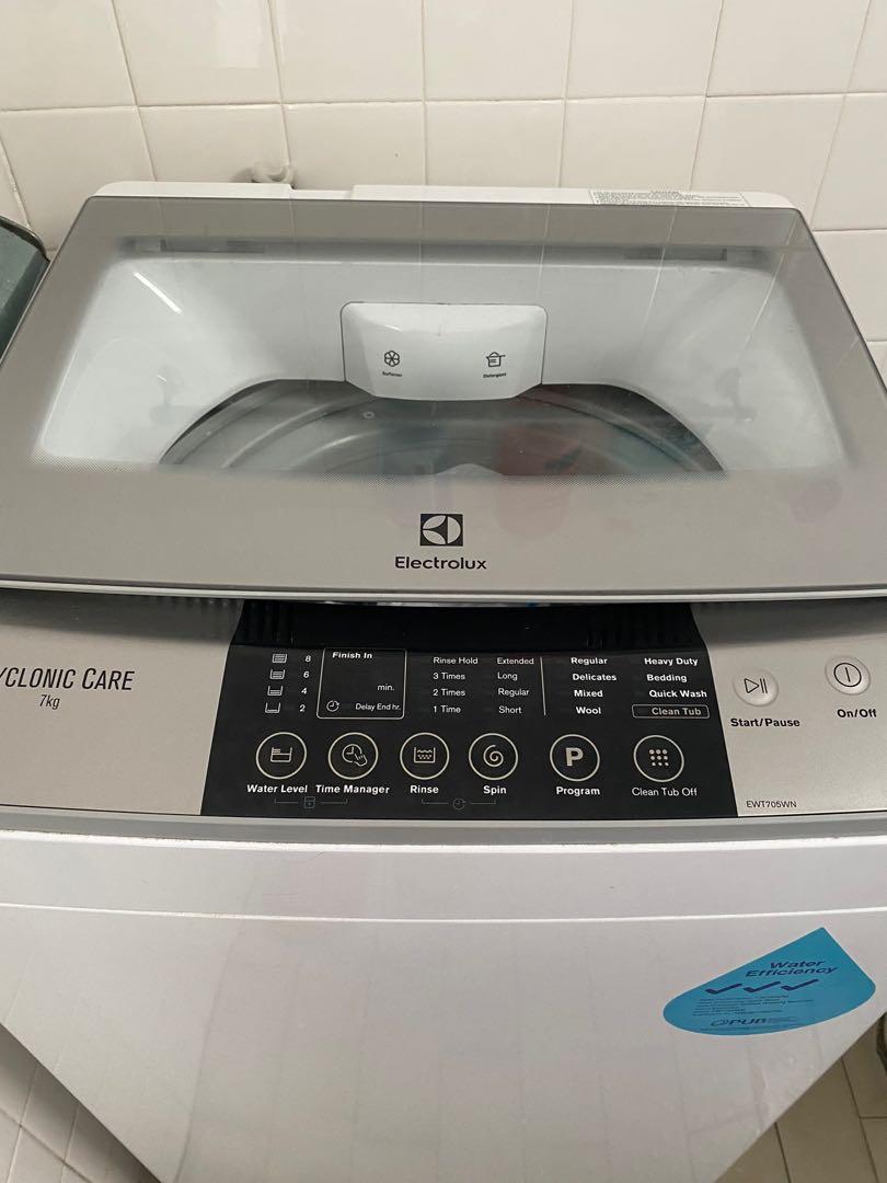 Electrolux Cyclonic Care 7kg washing machine, TV & Home Appliances