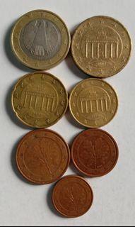 Federal Republic of Germany Euro Coins Set