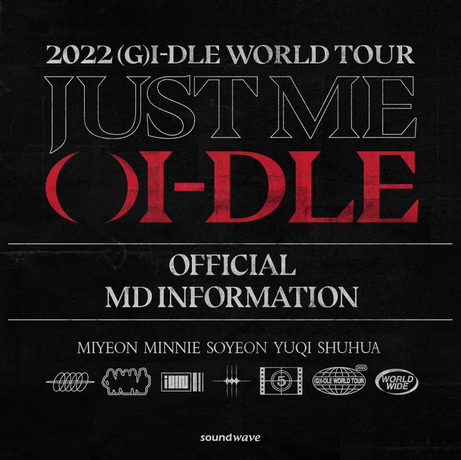 GIDLE (G)IDLE 2022 World Tour Just Me Official Goods, Hobbies & Toys