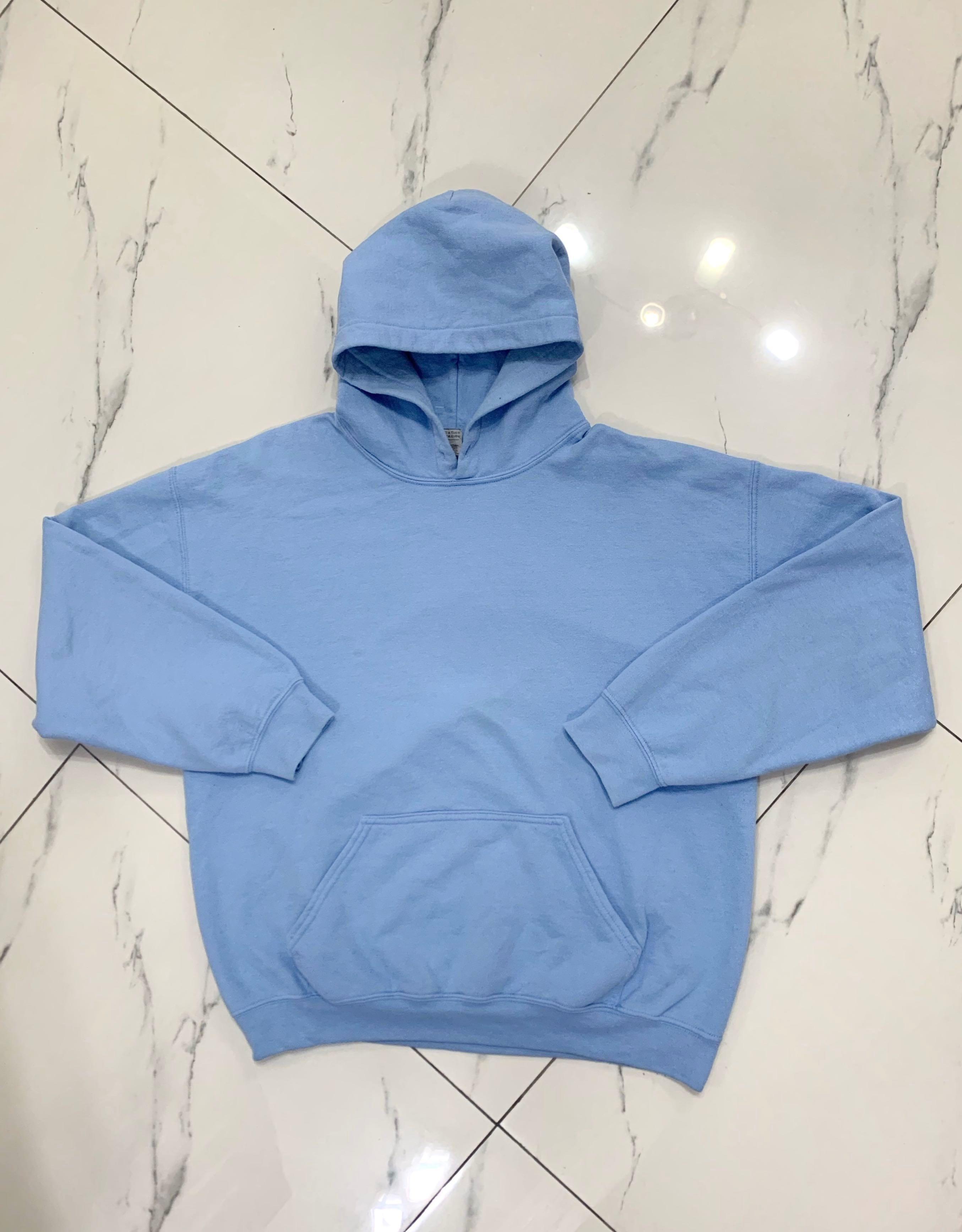Gildan hoodie light blue shop
