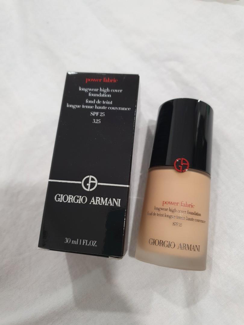 Giorgio Armani beauty Power Fabric foundation 3.25