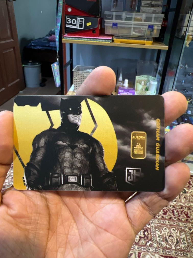 Gold Bar 1g Gotham Guardian Batman Justice League, Hobbies & Toys,  Collectibles & Memorabilia, Currency on Carousell