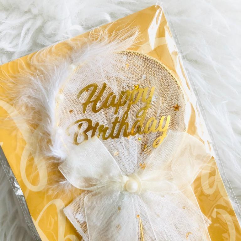Gold Series Cake Topper | Birthday Cake Topper | Gold Color Cake Topper ...