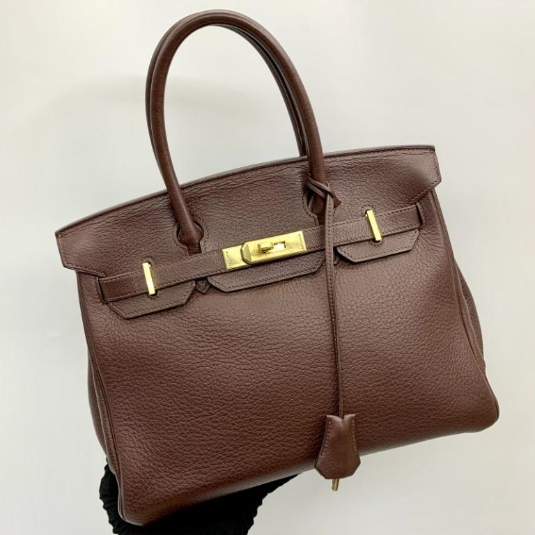 SALE! HERMES Birkin 30 Gold Plated, Luxury, Bags & Wallets on Carousell