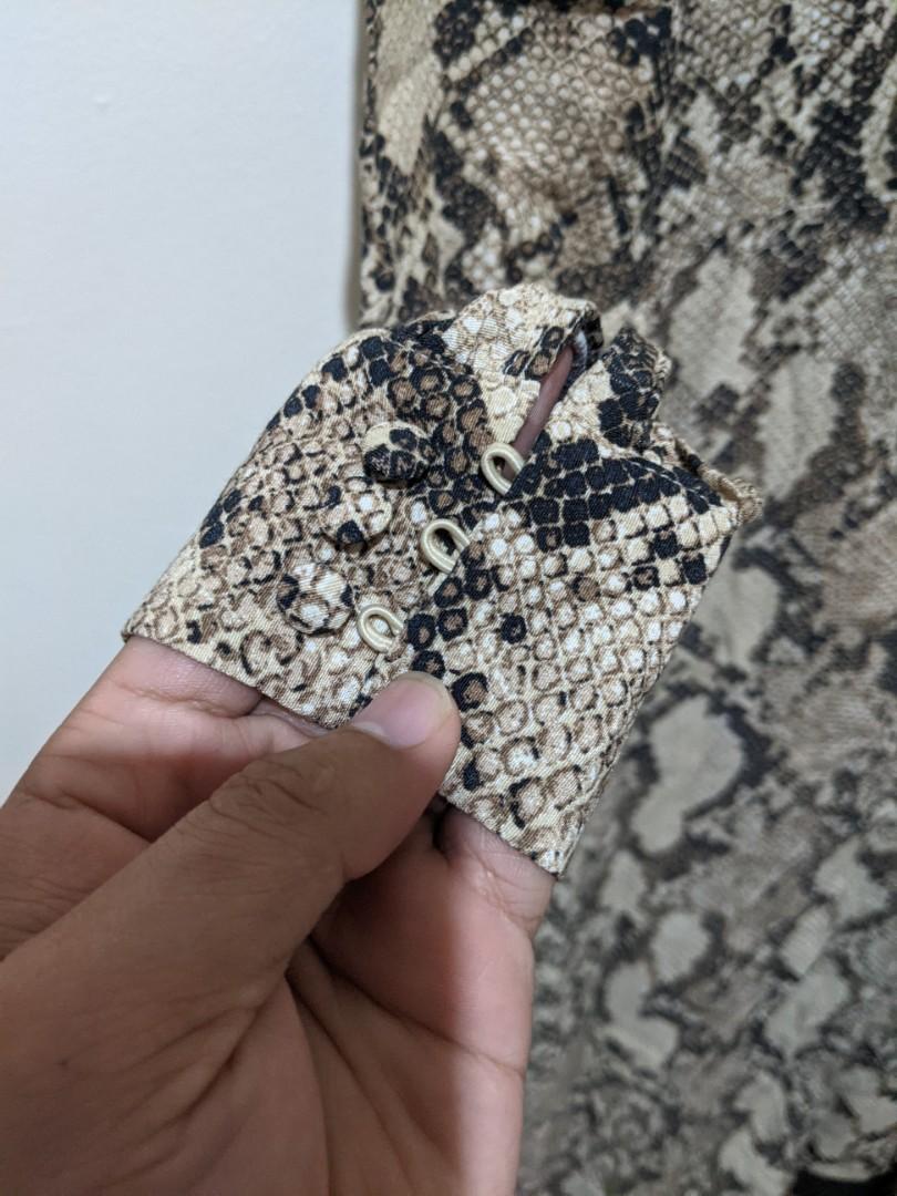 H\u0026M SNAKE SKIN DRESS 👗, Fesyen Wanita 