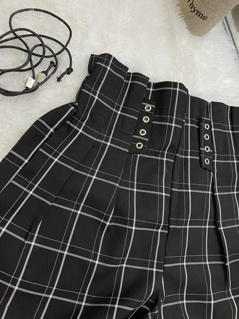 HW Short Pants Plaid Import, Fesyen 