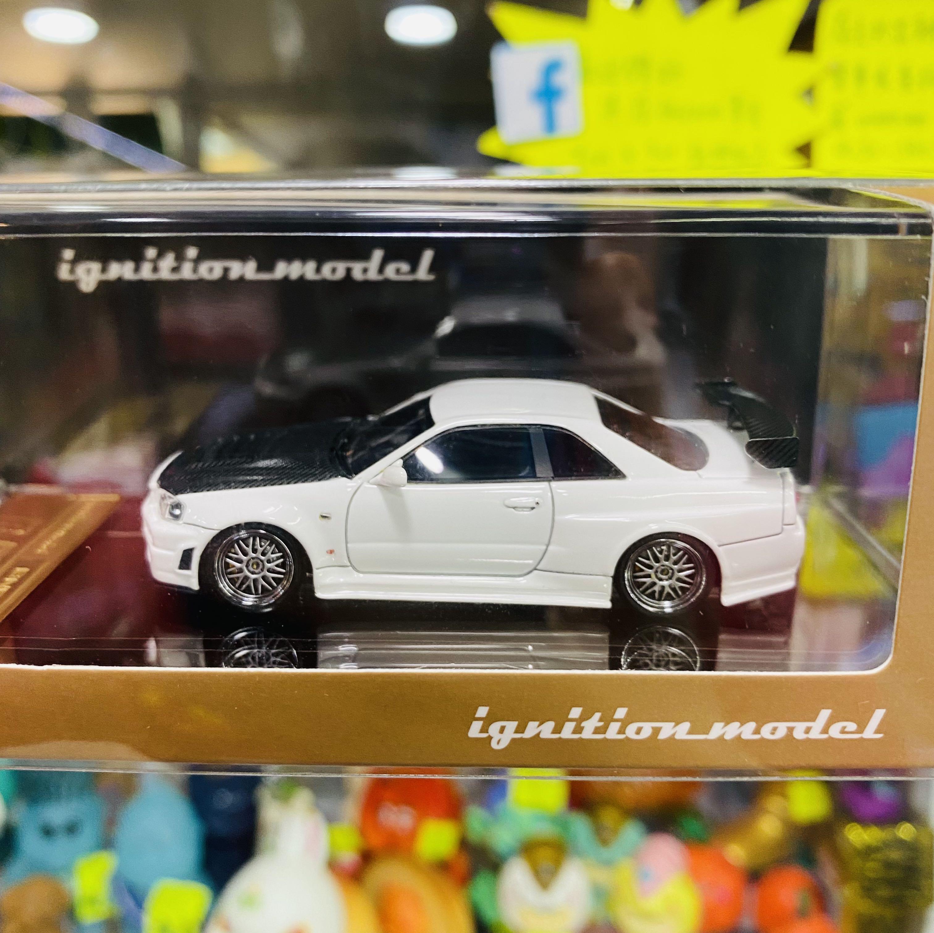 Ignition Model 1:64 Resin Model Car Nismo R34 GT-R R-Tune White IG