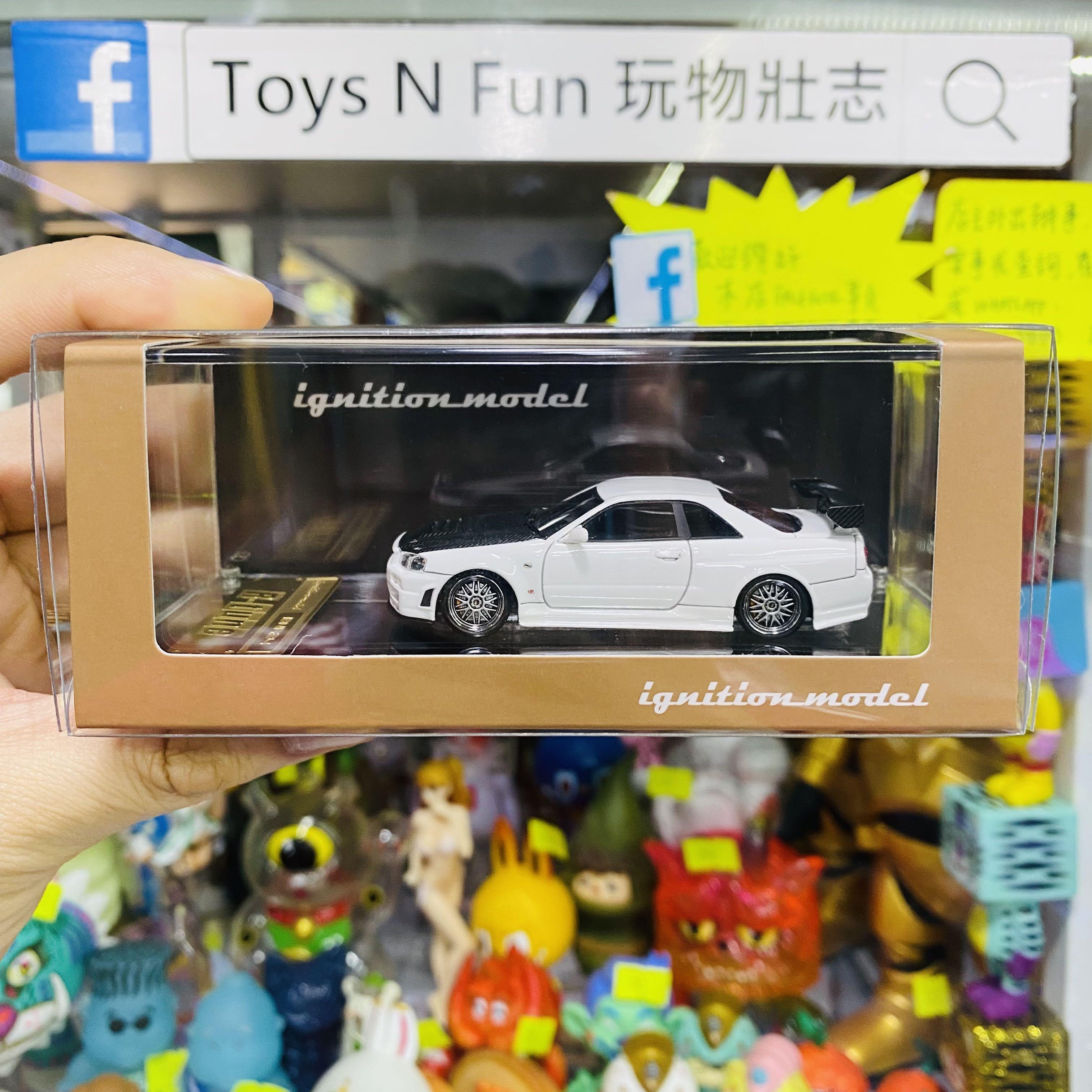 Ignition Model 1:64 Resin Model Car Nismo R34 GT-R R-Tune White IG