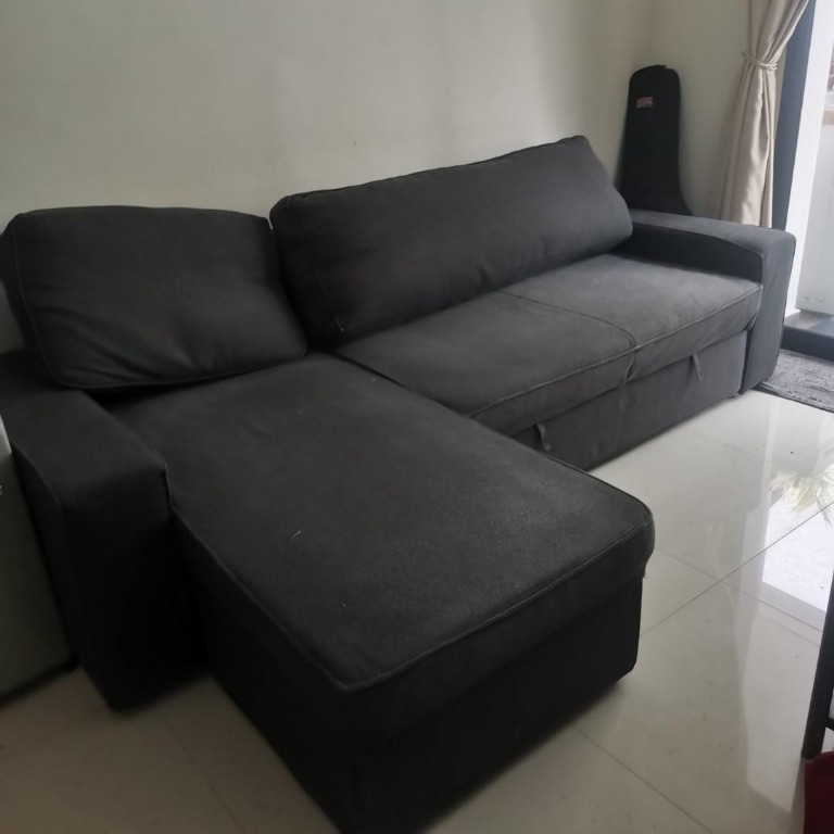 IKEA FRIHETEN LSHAPED SOFA BED S240 (U.P. is S800), Furniture & Home