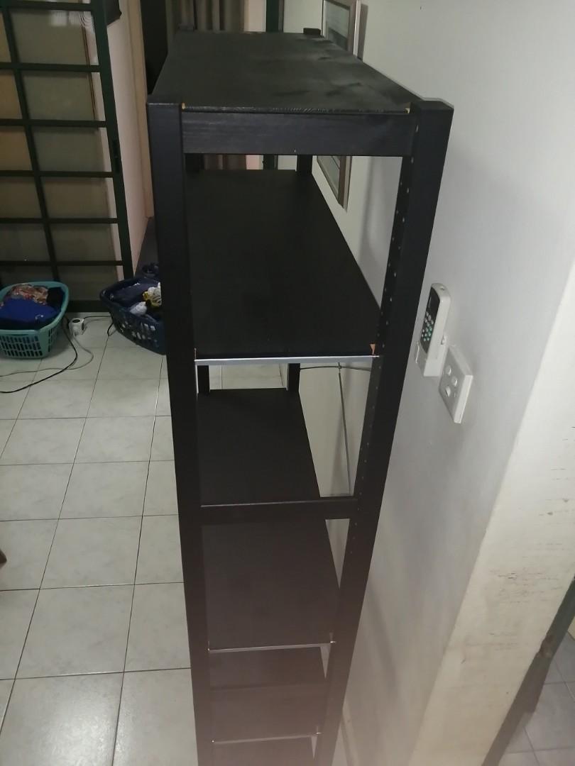 IKEA Ivar shelf, black pine, Furniture & Home Living, Furniture