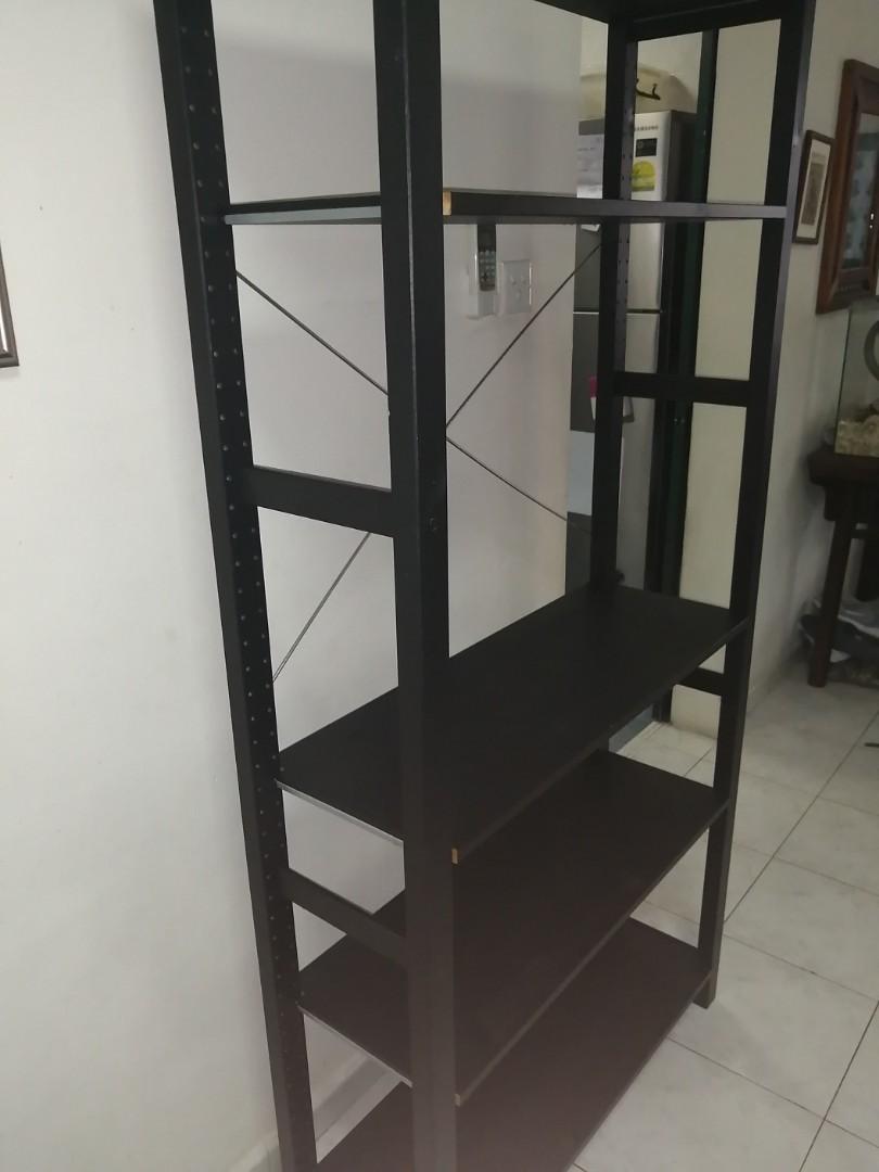 IKEA Ivar shelf, black pine, Furniture & Home Living, Furniture