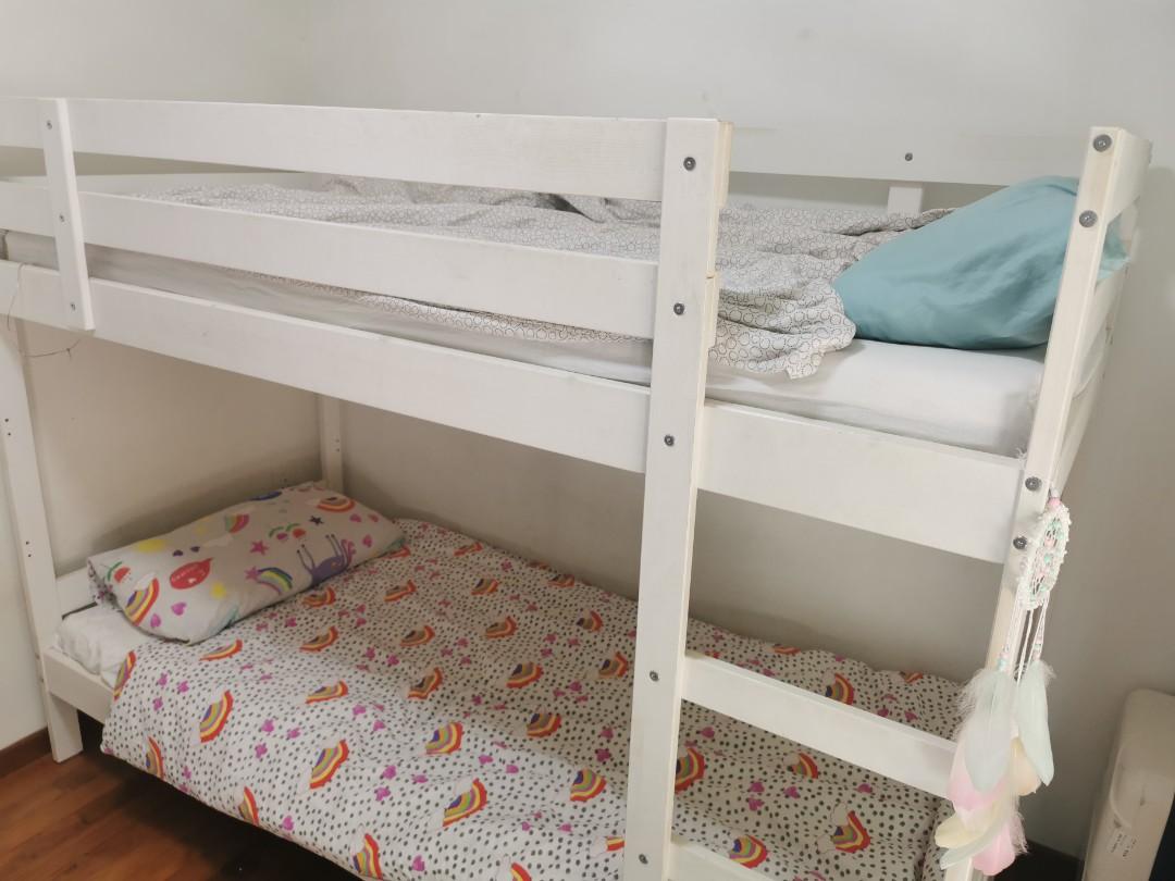 Ikea mydal bunk bed crib hotsell