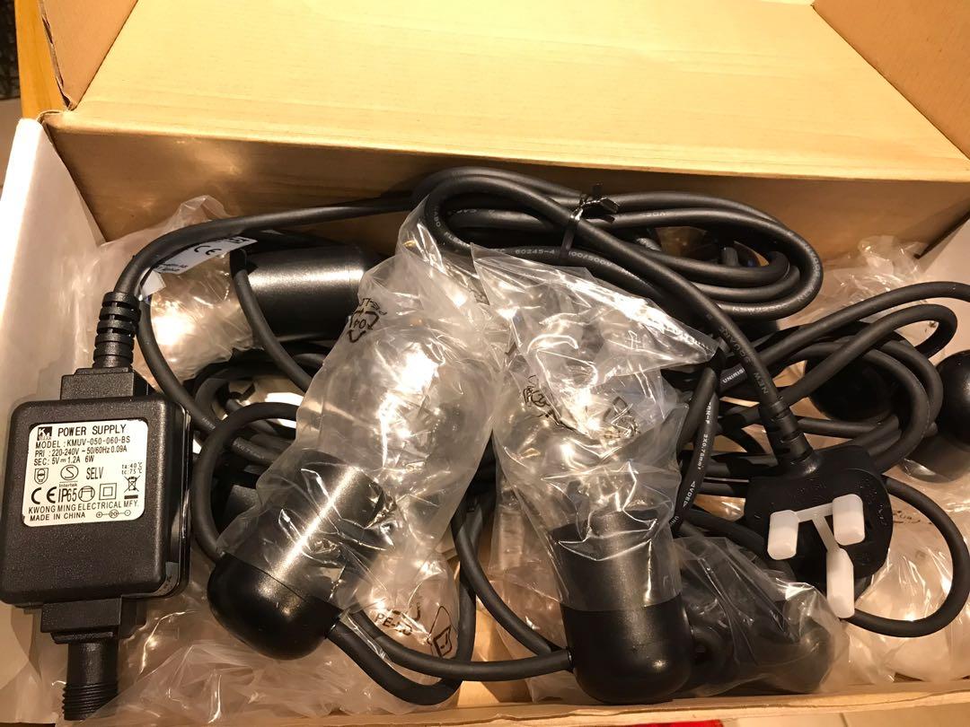 IKEA SVARTRA Outdoor String Lights, Furniture & Home Living, Lighting & Fans, Lighting on Carousell