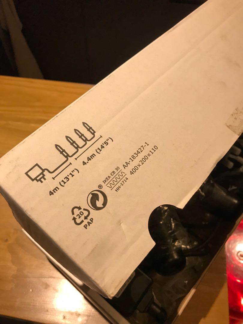 IKEA SVARTRA Outdoor String Lights, Furniture & Home Living, Lighting & Fans, Lighting on Carousell