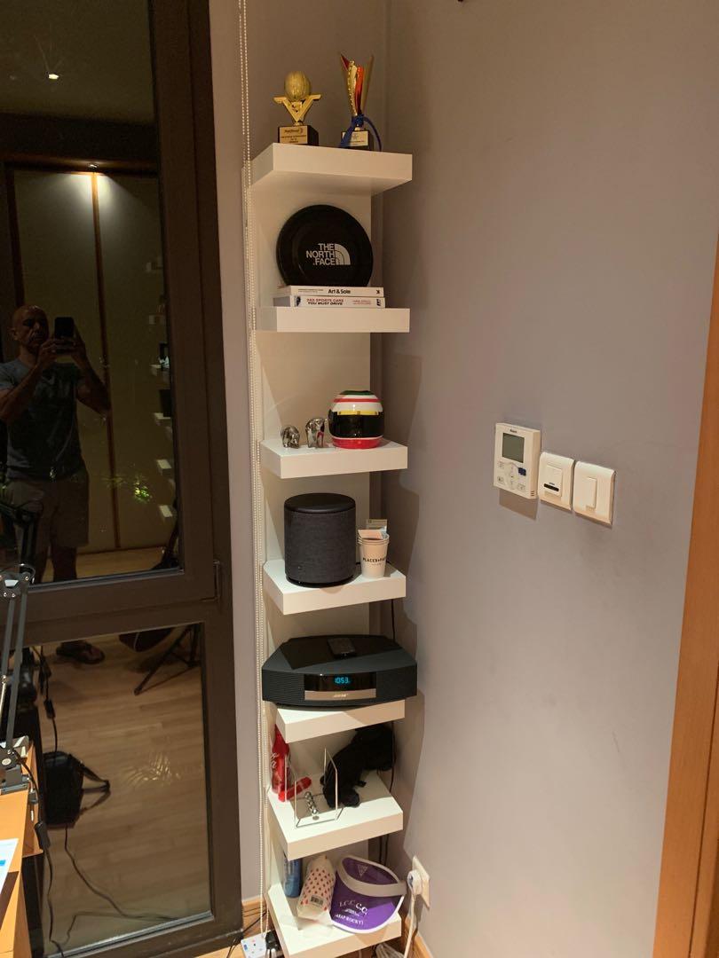 IKEA Wall Shelf Units (2; price per shelf), Furniture & Home Living