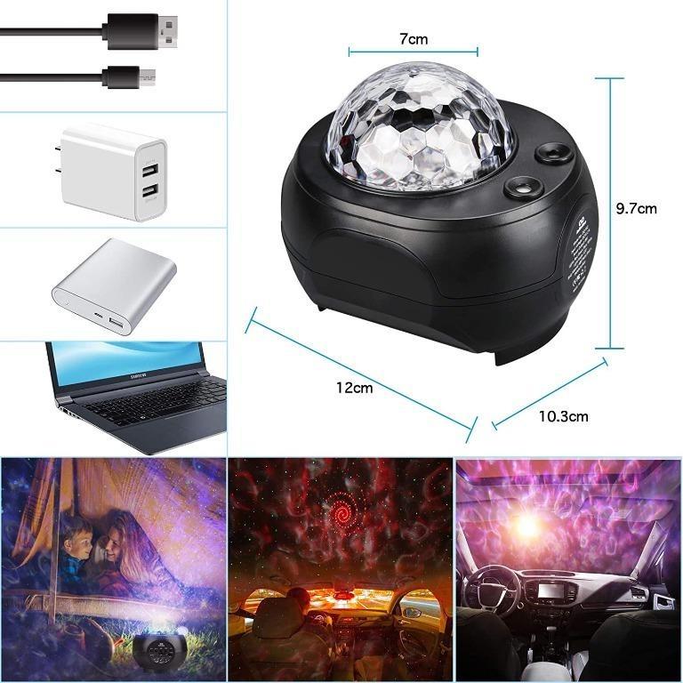 infinitoo Starry Sky Light Projector, Night Light Ambiance with